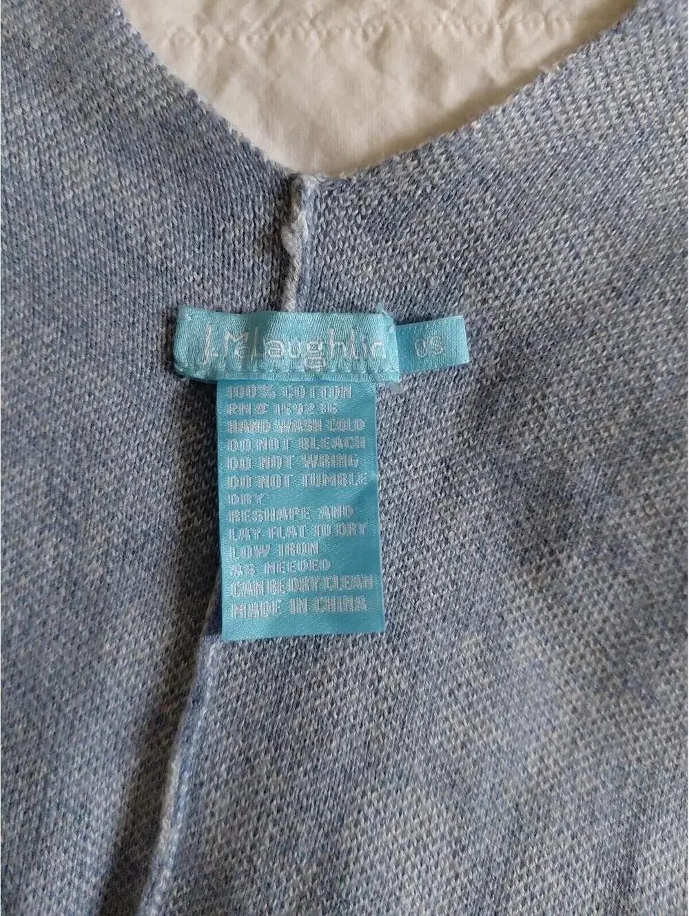 J. McLaughlin Wrap Light Blue EUC One Size